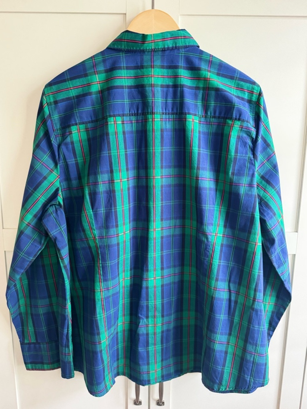 J.Crew Factory Plaid Lightweight Cotton-Blend Shirt in Signature Fit Size 2X - Picture 2 of 3